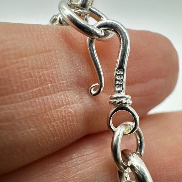 Three strands faceted glass, Aurora Borealis beaded necklace with s925 hardware! - Picture 9 of 13